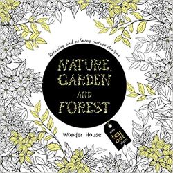Wonder house Adult Colouring Books Nature Garden and Forest